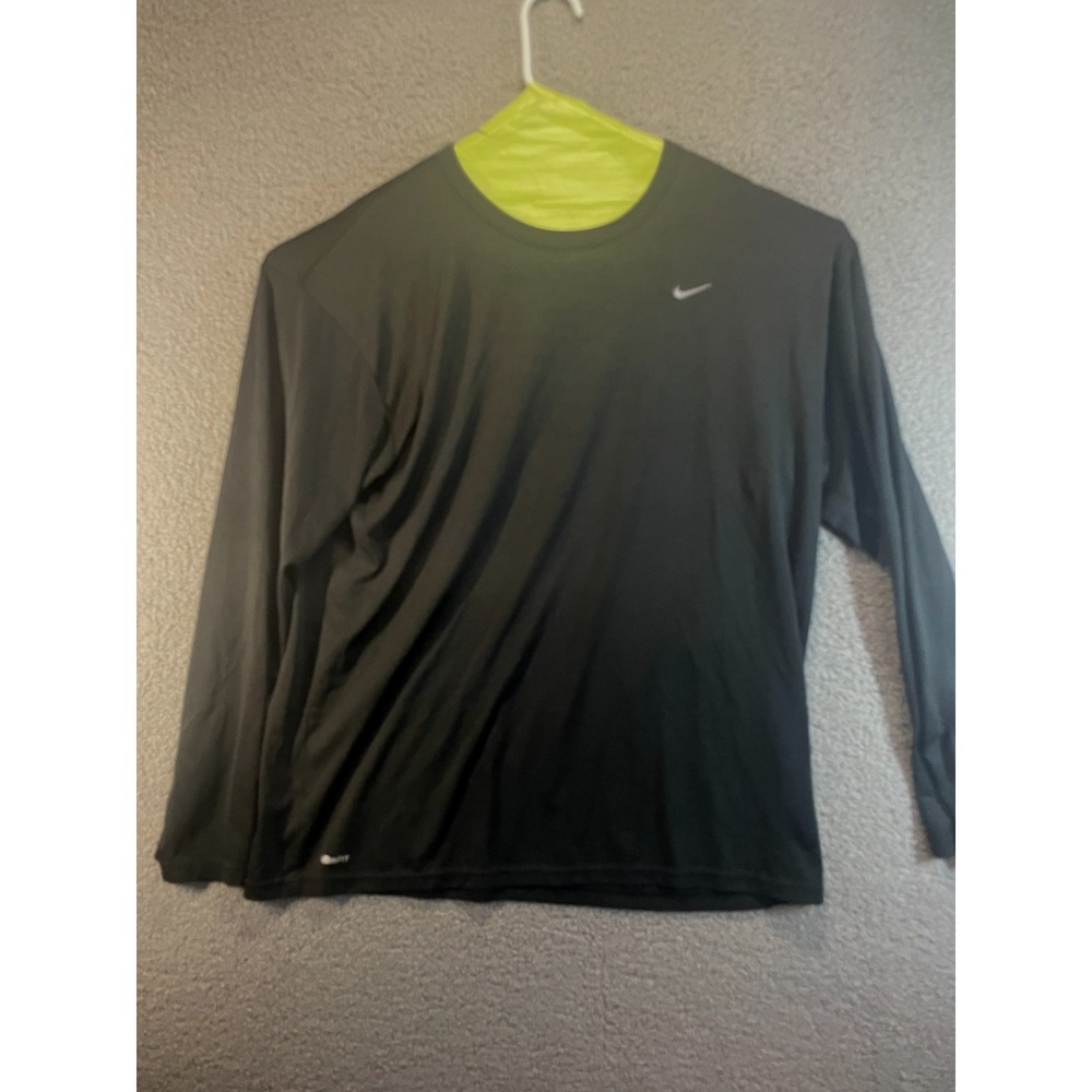 Nike Dri Fit, Long Sleeve,  Mens Size XL,  Nike Fit Collection  Black